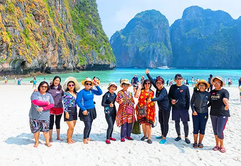 เรือเฟอร์รี่ไปเกาะพีพี อ่าวมาหยา